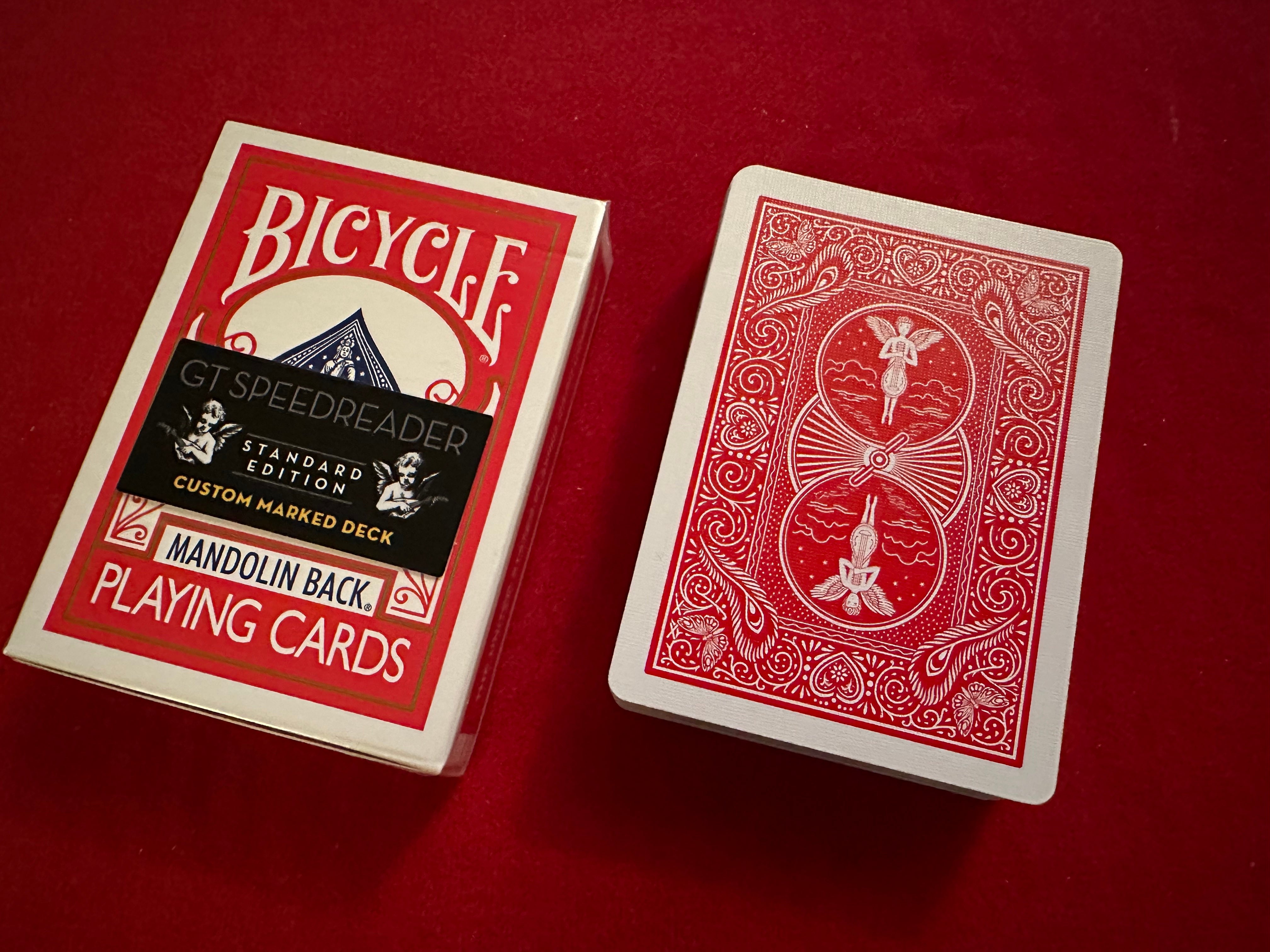 Bicycle 809 Mandolin Spielkarten – Rotes Rider Back Design, Von USPCC